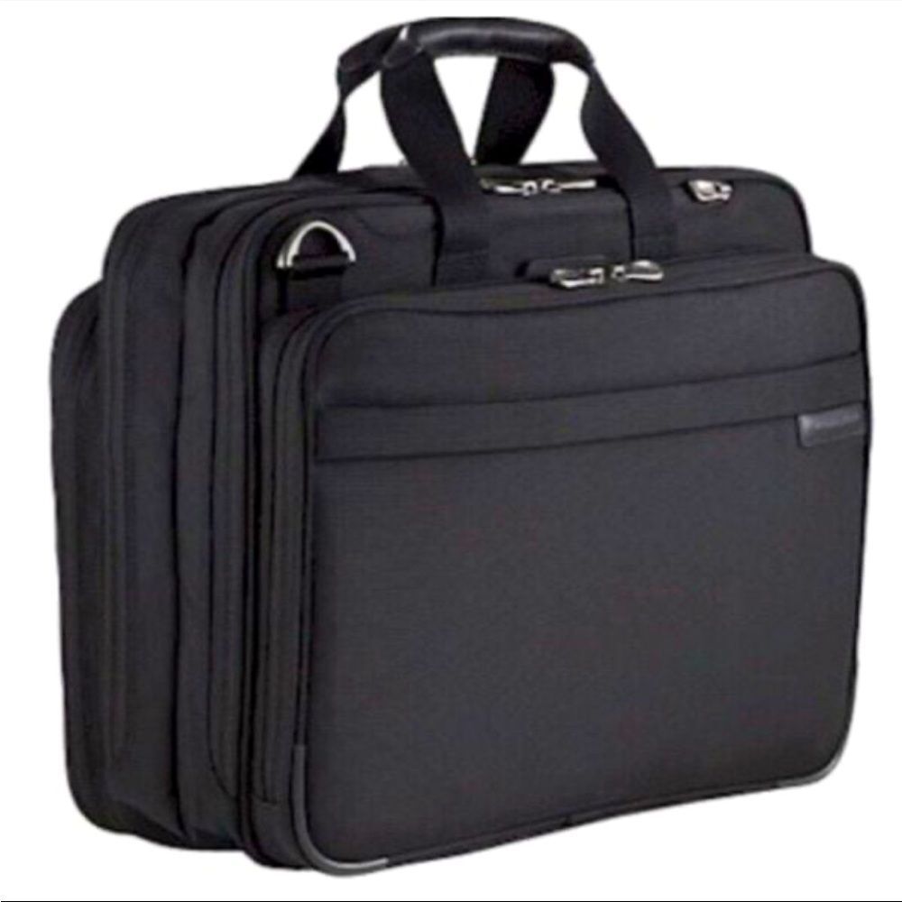 BRIGGS & RILEY Nylon Laptop Messenger Bag Shoulder Strap Briefcase luggage